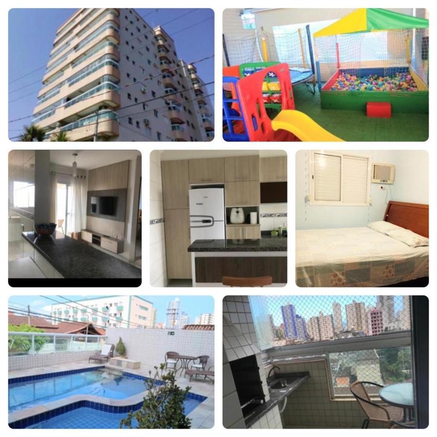 Apto Com Piscina E Churrasqueira Praia Grande  Ngoại thất bức ảnh